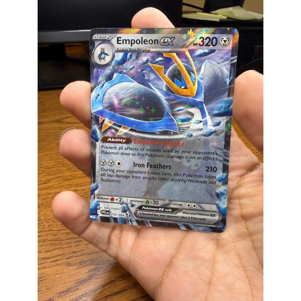 Pokemon Empoleon ex 070/094 Phatasmal Flames Double Rare Holo TCG Card